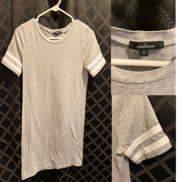 Light Grey Short Skin Tight Dress// size M - Picture 1 of 6